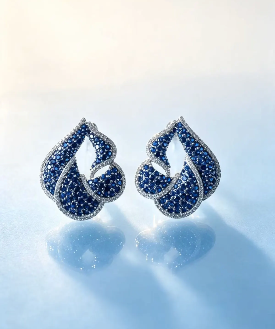 Willow Earrings — Blue