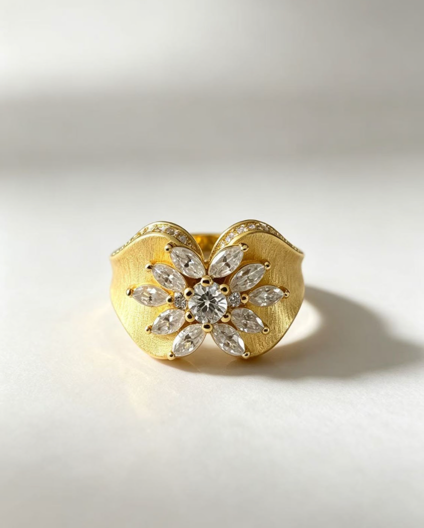 Blossom Ring — Clear