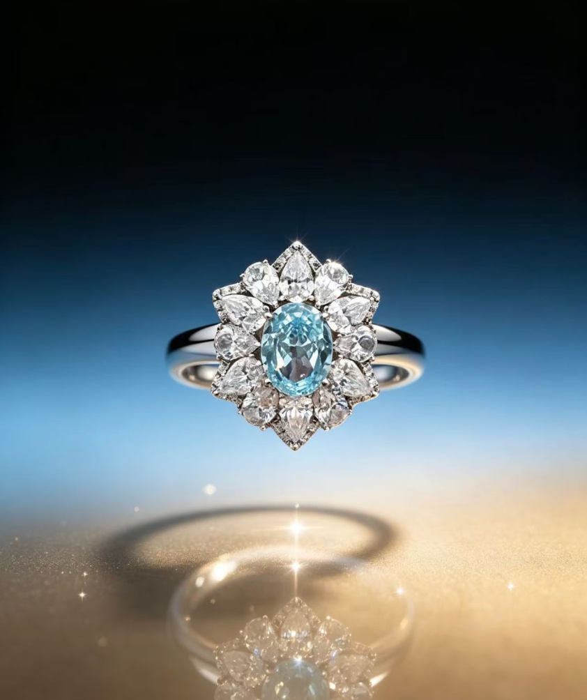 Garden Ring — Light Blue